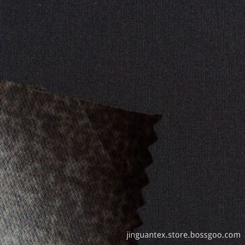 polyester four way stretch pongee fabric pu filmed used for jacket